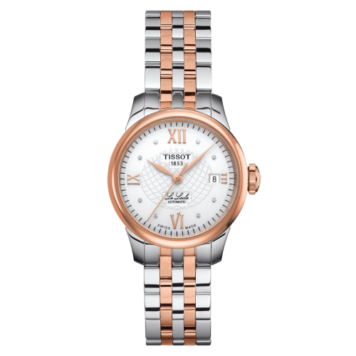 Tissot Le Locle Automatic Lady Stainless Steel - Rose Gold / Silver / Bracelet